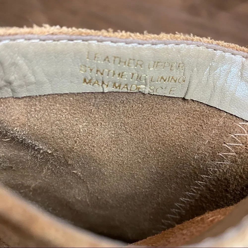 Madison Harding Suede Tan Booties 8 - Picture 5 of 7